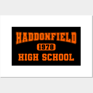 Haddonfield high (front and Back) Posters and Art